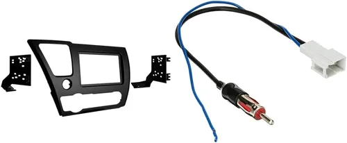Vista 5 de Metra 95-7882B Honda Civic 2013 - Kit de montaje para tablero de doble DIN, color negro