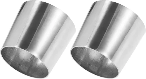 Vista 8 de X AUTOHAUX - Tubo de escape con mandril para coche, codo doblado, tubo de acero inoxidable 304, reductor concéntrico de 2.5" DE a 3" DE, 2 piezas