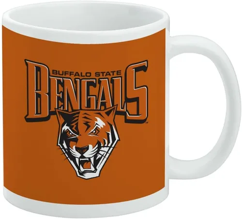 Vista 95 de Taza de cerámica con el logotipo principal de la Universidad Rider, taza de regalo novedosa para café, té y bebidas calientes, 11oz, blanca