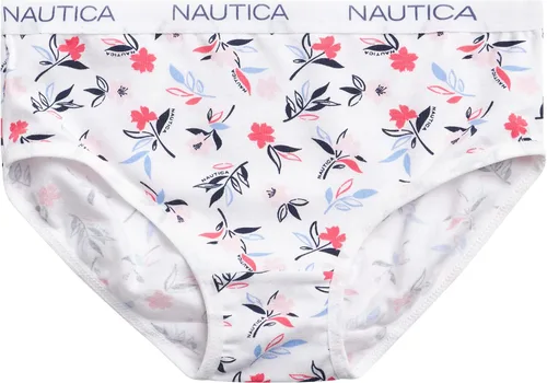 Vista 5 de Nautica Ropa interior para niñas - Calzoncillos de algodón elástico paquete de 10
