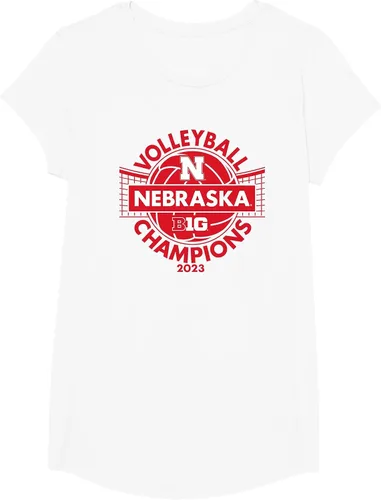 Vista 9 de Nebraska Cornhuskers Big Ten Champs 2023 Women's Volleyball T-Shirt