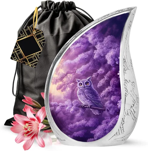Vista 14 de YATSKIA Urnas de cremación de mariposa rosa para cenizas humanas, hombre adulto, urna funeraria para cenizas para mujeres, paquete de 1, 3 pulgadas