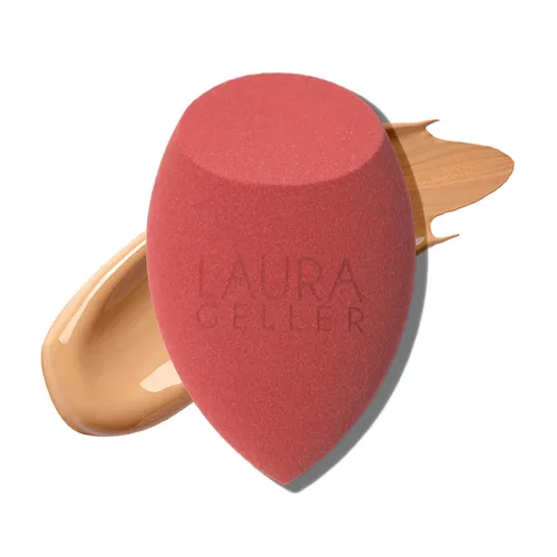 Vista 18 de LAURA GELLER NEW YORK - Brocha retráctil con mango de aluminio Kabuki, para todo el maquillaje facial y base para maquillaje facial líquido, crema