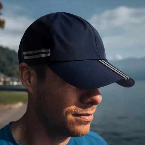 Vista 6 de Men Waterproof Baseball Cap Reflective Outdoor Rain Cap for Women's UPF 50+ Breathable Sport Running Hat