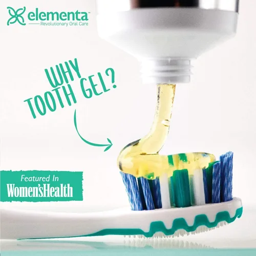 Vista 7 de Elementa Silver Pasta de dientes sin espuma sabor a menta de invierno Gel blanqueador de dientes 5 en 1 de 4 onzas líquidas Formulado por