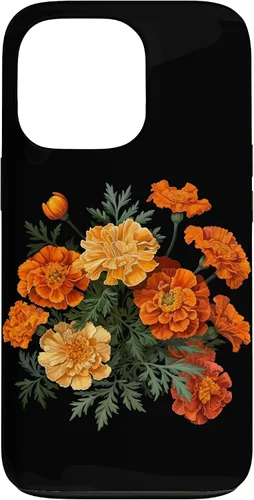 Vista 10 de Funda para iPhone 17 con diseño de flores de caléndula del mes de nacimiento