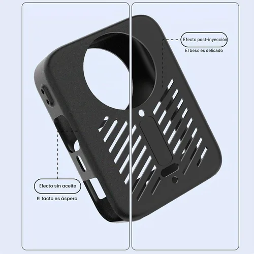 Vista 5 de Funda de silicona para DJJ Osmo 360 con protector de pantalla (paquete de 3), color negro para DJJ Osmo 360