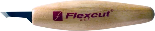 Vista 11 de FLEXCUT Cuchillos para tallado de madera Cuchillo para tallado de astillas Hoja de acero 1095 con alto contenido de carbono Mango ergonómico