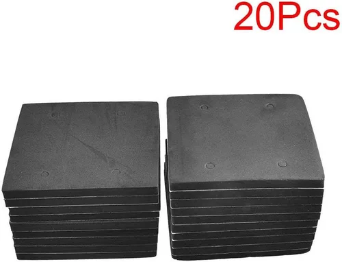 Vista 2 de 20 piezas de espuma adhesiva rectangular de repuesto para lijadora de espuma para Makita 4510 (4.5 x 4.3 x 0.3 pulgadas)