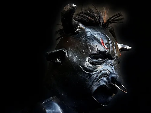 Vista 5 de Rafale 666 Taurus - Máscara de luchador Lucha Libre