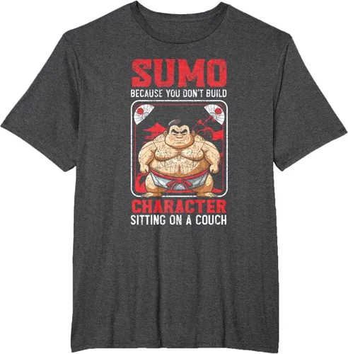Vista 13 de Sumo Wrestler - Camiseta de lucha libre japonesa de lucha libre de sumo, Negro