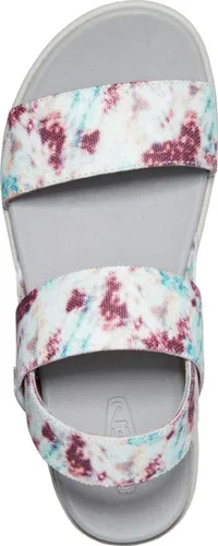 Vista 2 de KEEN Elle - Sandalias de cuña con puntera abierta y plataforma para mujer, Varios