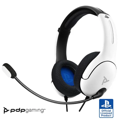 Vista 7 de PDP AIRLITE Headset with Mic for PS5, PS4, PC - Frost White