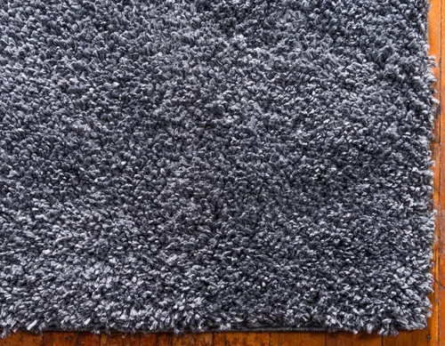 Vista 495 de Unique Loom Colección Davos Shag - Alfombra Lino