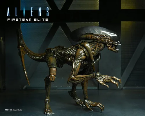 Vista 2 de NECA - Aliens Fireteam Elite - Figura de acción a escala de 7" - Runner Alien