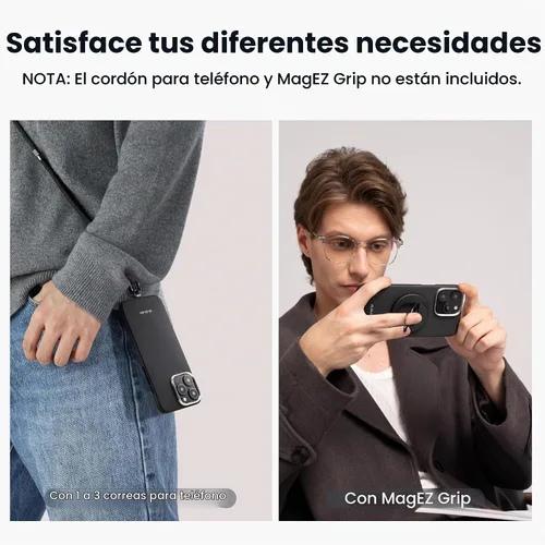 Vista 8 de pitaka Funda para iPhone 16 Pro de 6.3 pulgadas, compatible con MagSafe, ultra delgada, con sensación sin funda, tejido de fibra de aramida 600D