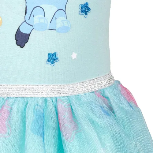 Vista 5 de Bluey Vestido de bingo para niñas de niños pequeños a niños pequeños Azul