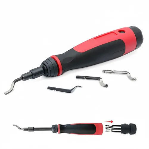 Vista 10 de AFA Tooling - Herramienta de desbarbado extensible de 4 pulgadas con 16 16 cuchillas mixtas