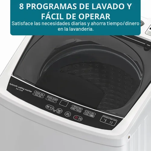 Vista 7 de DOGHLY Lavadora portátil para apartamentos, lavadora pequeña de 16 libras y spiner