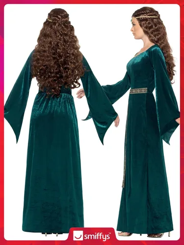 Vista 6 de Smiffys Disfraz de doncella medieval para mujer