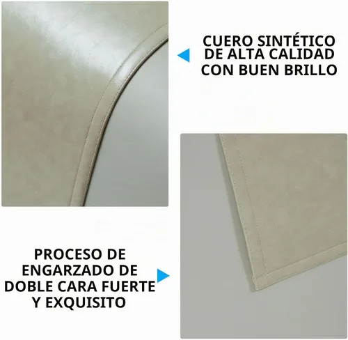 Vista 5 de Protector antideslizante para reposacabezas reclinable, lavable de piel sintética, fundas para reposacabezas para silla reclinable, fundas Beige