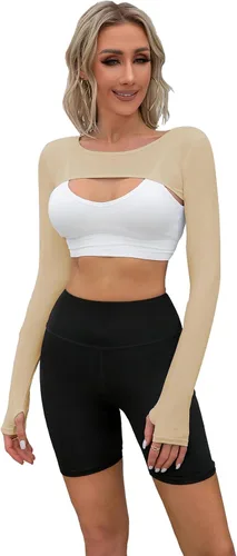 Vista 11 de Chal refrescante con mangas para protección solar, camisetas para mujer para golf, equitación, conducción