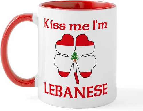 Vista 21 de CafePress #1 - Taza de café de cerámica libanesa de 11 oz (11.0 fl oz)
