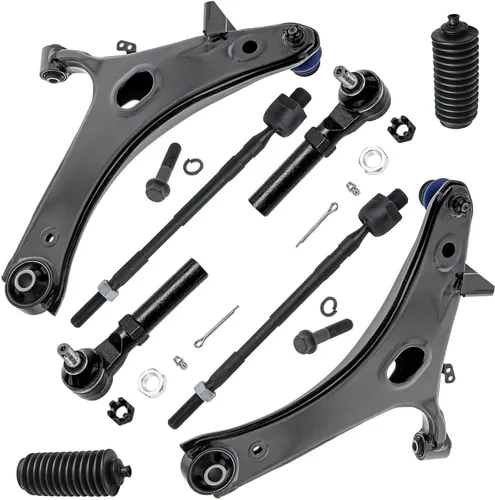 Vista 147 de Detroit Axle - Kit de brazos de control de extremo de 8 piezas para Toyota 2001-2003 Highlander 2002-2003 Camry Lexus ES300, 2 conjuntos de brazos