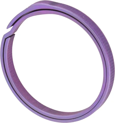 Vista 7 de VBESTLIFE Llavero de aleación de 1.299 in ligero portátil con abertura lateral en forma de arco Split Llavero Anillos O planos, Púrpura