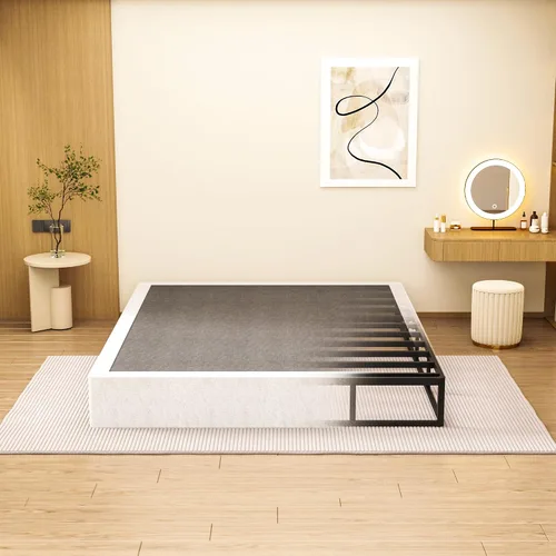 Vista 12 de NHODIR Base de cama con somier doble de 4 pulgadas