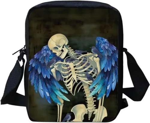 Vista 10 de Halloween Cat Small Messenger Bag Crossbody Shoulder Bag for Women Black Cat Pumpkin