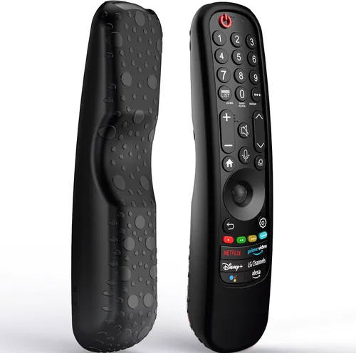 Vista 8 de Funda para LG Magic Remote 2021-2024, funda de silicona para LG Smart TV Remote Control MR24GN MR23GA MR22GA AN-MR21GA, color azul oscuro Azul