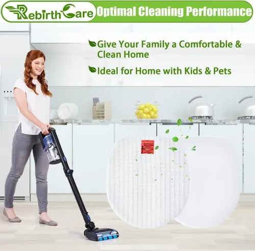 Vista 4 de Filtros IX140 para Shark Rocket Pet Pro Cordless Stick Vac IX140 IX141 IX142 IZ140 IZ141C IZ142 IZ162H IZ362H IZ363HT IZ440H IZ462H IZ482H IZ483H