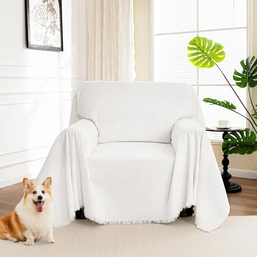 Vista 34 de MYSKY HOME Fundas para sillón, funda para silla reclinable, color beige, fundas de sofá para sofá modular en forma de L, fundas de sofá de gran