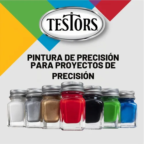 Vista 3 de Testors 1181TT Pintura esmaltada, 0.25 onzas, aluminio plano