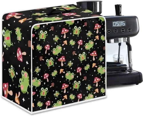 Vista 23 de Cubierta antipolvo para máquina de café con girasol, cubierta antipolvo para cafetera, funda para licuadora, cubierta de tela para batidora de pie