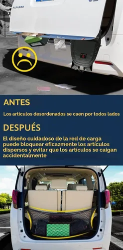 Vista 4 de Red de Equipaje para Maletero para Mazda CX9 CX-9 Nuevo 2025 2024 2023 2022 2021 2020 2019 2018 2017 2016 2015 2014 2013 2012 2011 2010 2009 2008