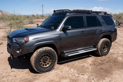 Vista 9 de Raptor Series Estribos escalones de 6 pulgadas de aluminio estilo OEM compatible con cabina extendida/doble 07-18 Silverado/Sierra 1500 07-19