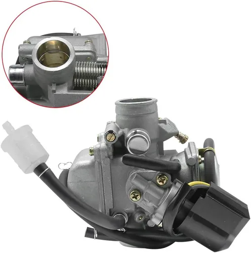 Vista 7 de Carburador PD24J para GY6 de 4 tiempos 125cc 150cc ATV Go Karts Scooter Ciclomotores QMJ/QMI157 QMJ/QMI152 - Colector de admisión Fiameter 24mm