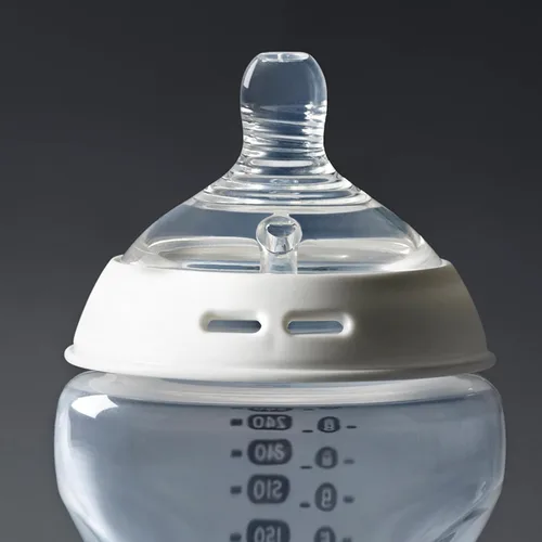 Vista 5 de Tommee Tippee Natural Start - Tetinas para biberón, alimentación más gruesa, 19.7 ft+, paquete de 4 pezones de biberón de silicona suave para un