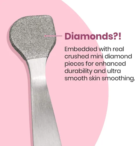 Vista 5 de Lindo Beauty Buffer - Herramienta de microdermoabrasión con infusión de diamante, para el cuidado de la piel
