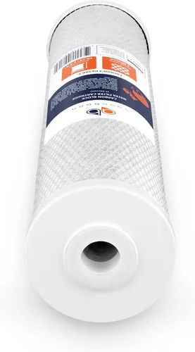 Vista 7 de Aquaboon Cartucho de filtro de bloque de carbón de 4.5 x 20 - 5 micrones, filtro de agua para toda la casa, reemplazo, elimina el sabor y los olores