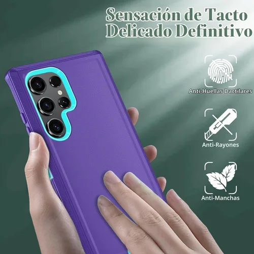 Vista 3 de ONOLA Funda para Samsung Galaxy S25 Ultra con protector de pantalla HD [no compatible con S25 / S25 Plus], funda para teléfono Samsung S25 Ultra