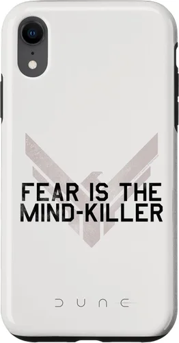 Vista 13 de iPhone 16 Pro Dune (2021) - El miedo es el asesino de la mente - Carcasa blanca Atreides