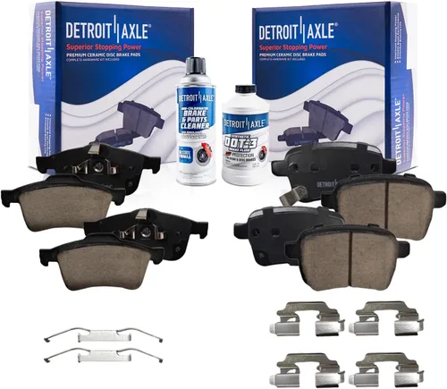 Vista 18 de Detroit Axle - Pastillas de freno para Avalanche Express Suburban Savana Yukon XL 1500 Chevy Tahoe GMC Cadillac Escalade, Pastillas de freno