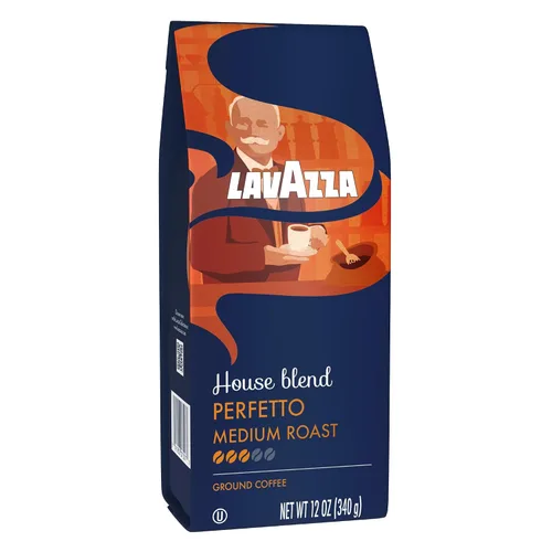 Vista 2 de Lavazza Perfetto Mezcla de café molido, tostado oscuro, 12 oz