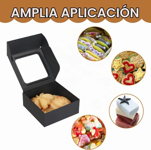 Vista 4 de COTOPHER Caja de jabón, 30 cajas pequeñas de embalaje de jabón de 2.8 x 2.8 x 1.2 pulgadas, mini cajas de papel kraft con ventana para jabón casero