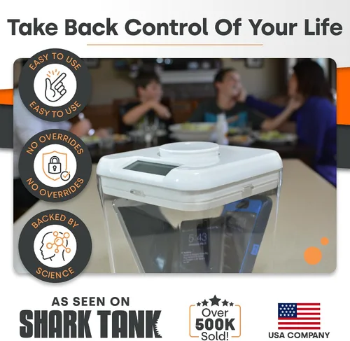 Vista 23 de Recipiente temporizador: unidades completas Kitchen Safe., blanco, transparente (White Lid + Clear Base)