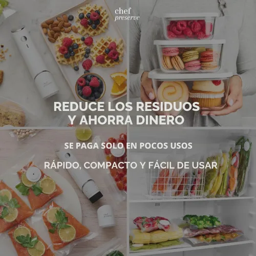 Vista 8 de Máquina Selladora al Vacío Compacta Chef Preserve para Alimentos