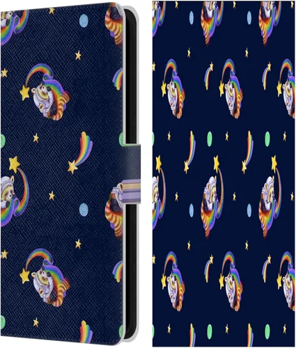 Vista 184 de Head Case Designs Officially Licensed Carla Morrow Colorful Space Dice Patterns Leather Wallet Case Compatible with Samsung Galaxy A07 4G